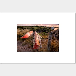 Old Boats left behind Posters and Art